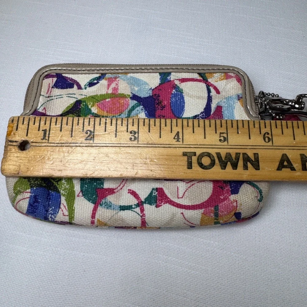 Coach wristlet pouch